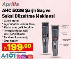 APRİLLA ŞARJLI SAÇ VE SAKAL DÜZELTME MAKİNESİ APRİLLA ŞARJLI SAÇ VE SAKAL DÜZELTME MAKİNESİ